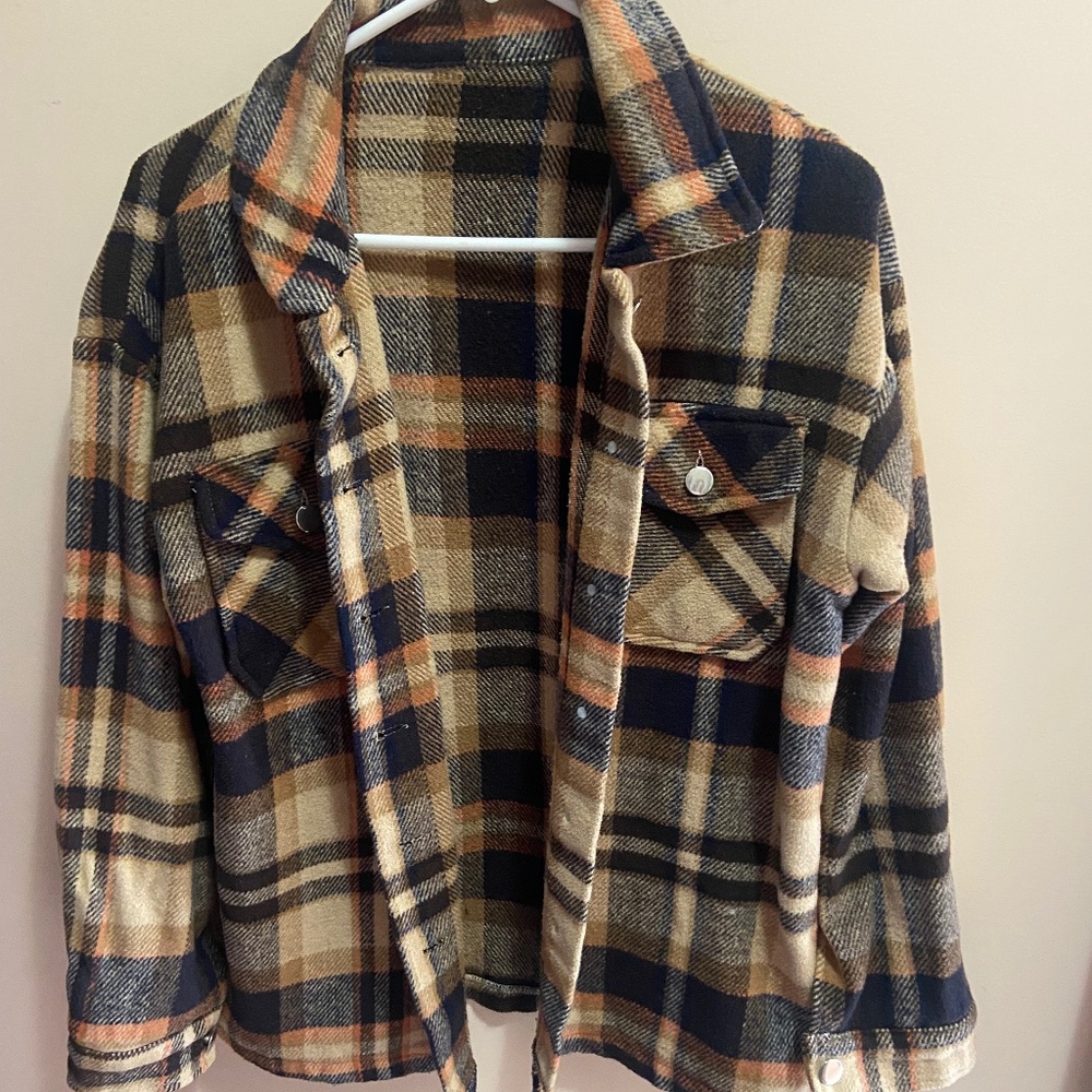 Plaid shacket